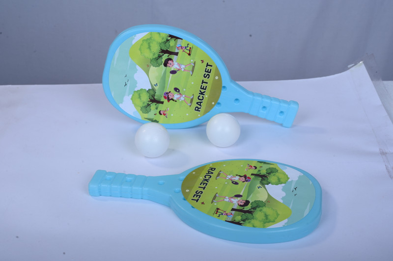 toddlers buddy ATTRECTIVE RACKET MULTICOLOUR TOY FOR KIDS Multicolor Table Tennis Racquet(Pack of: 1, 100 g)