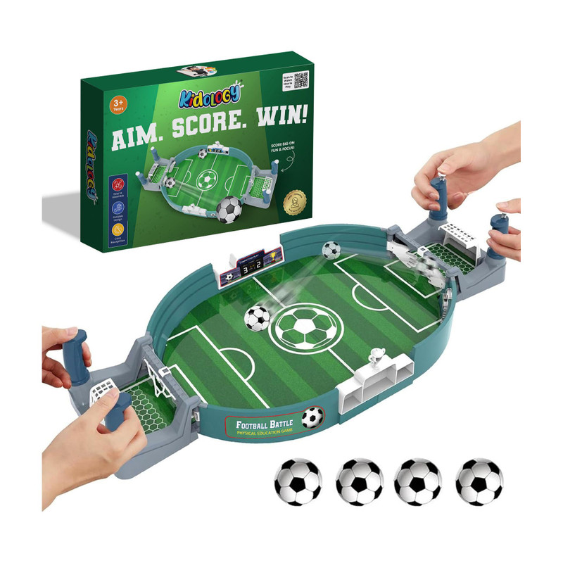 KIDOLOGY Mini Tabletop Football Game for Kids, Indoor Football Soccer Game for Creativity Football