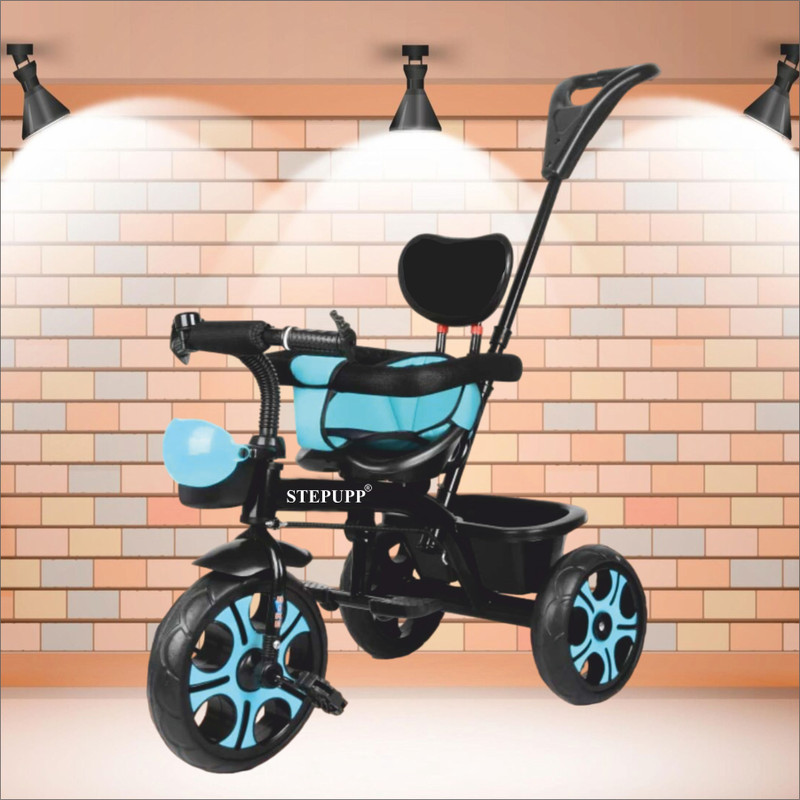 Stepupp STEPUPP NEW MODAL R-1 MAXO HANDLE FOR KIDS LIGHT BLUE COLOR ST R-I NEW MAXO HANDLE LIGHT BLUE TRICYCLE-01 Tricycle(Light Blue)