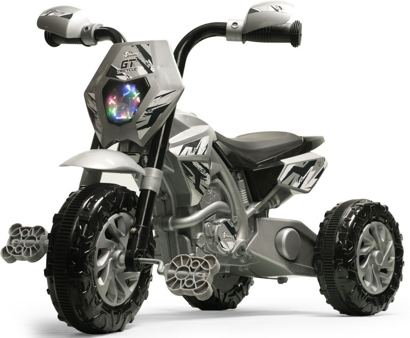 DANDLES Panda GT Tricycle Ride-on Scooter Tricycle(Silver)