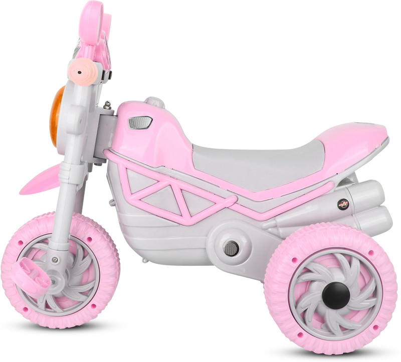 DUGGI MUGGI Kids Ride on with Storage Space Parent TRICYCLE BULLET FOR KIDS Tricycle(Pink)