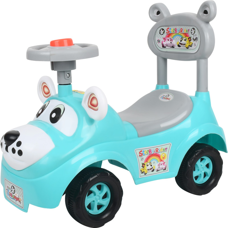 SPEEDFOX Ride-On Car for Kids | Push Rider Car with Steering & Backrest | kids scooter(Pink, Grey)