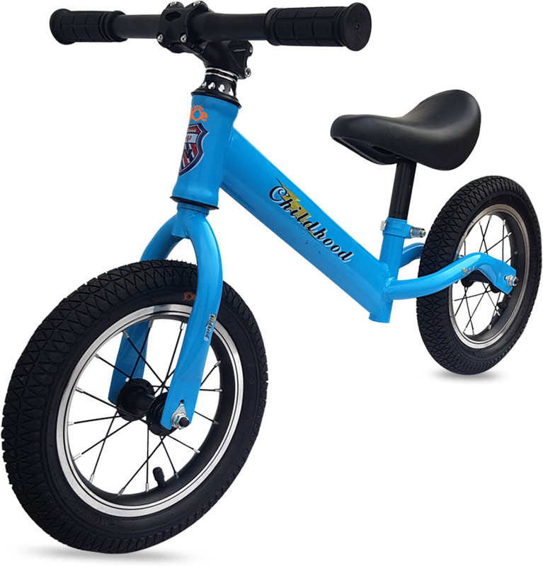JUNIOR JOE Lightweight Without Pedal Kids Training Bicycle 12 T (inch) Balance Bike(Single Speed, White, Rigid)