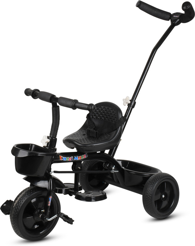 TOYSHOPPEE Tricycle with Parental Push Handle for Kids for Age Group 2 to 5 Year Baby R-90 NEW RANGE & QUALITY FOR KIDS Tricycle(Black)
