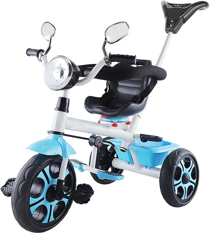 JoyRide CITY BLAZE Pro Plug N Play Baby Kids|Baby Trike|Tricycle Light and Music for Kids|Boys|Girls Age Group 2 to 5 Years Tricycle(Black)