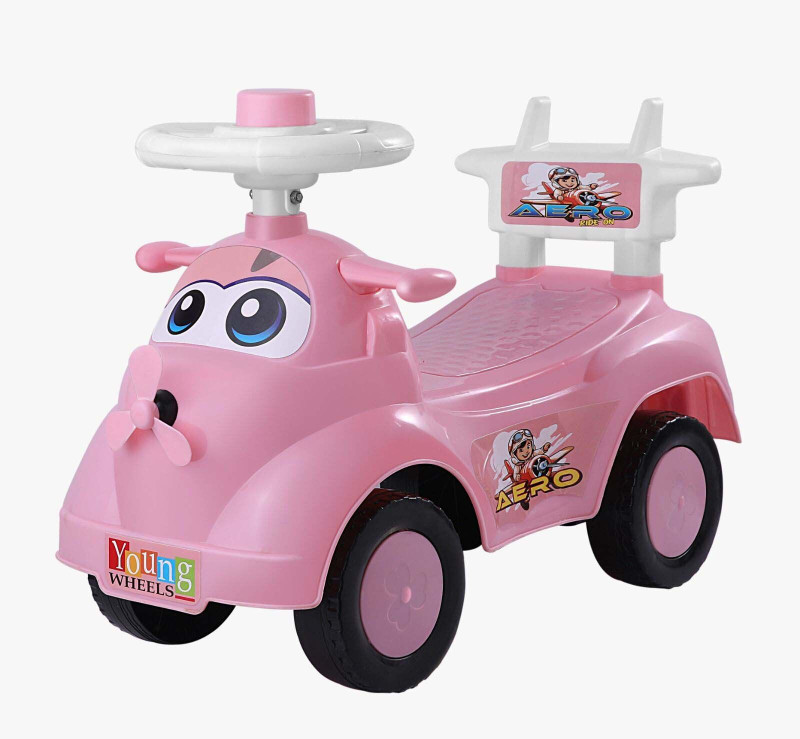 Maskeen Kids Ride On Car for Toddlers with Steering Wheel & Backrest Tricycle(Pink)
