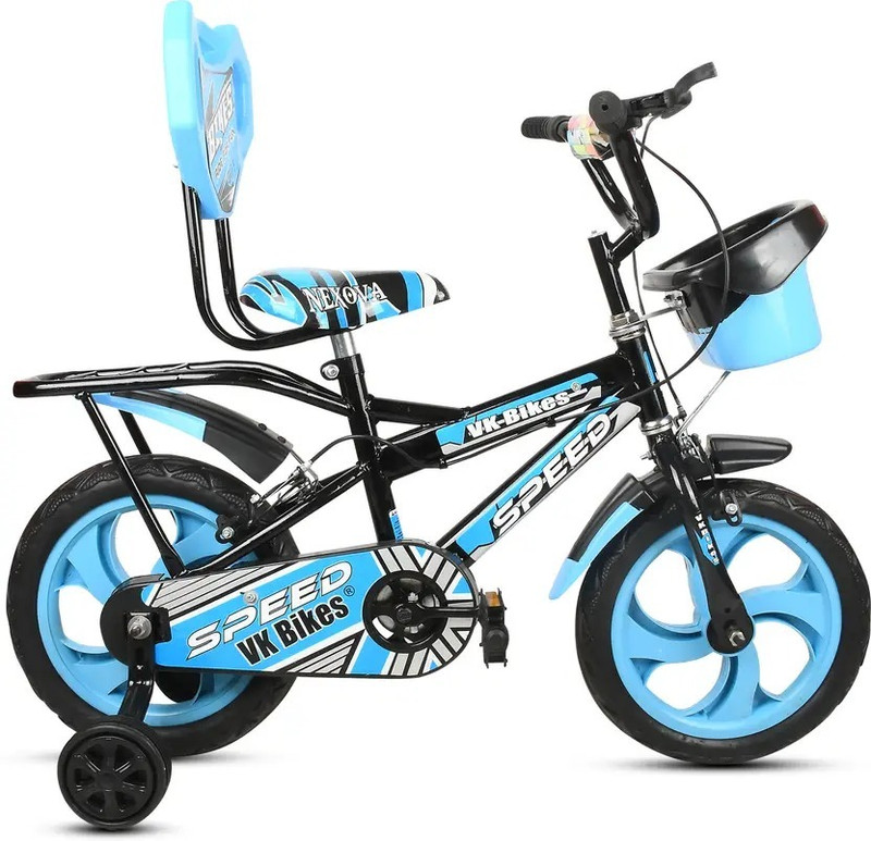 TOYSHOPPEE BICYCLE 14T SPEED EDITION (ORANGE) FOR 2 TO 4 YEAR KIDS BABY FRONT STORAGE BASKET,STELL FRAME FOR BABY BOYS&BABY GIRLS Tricycle(Orange)