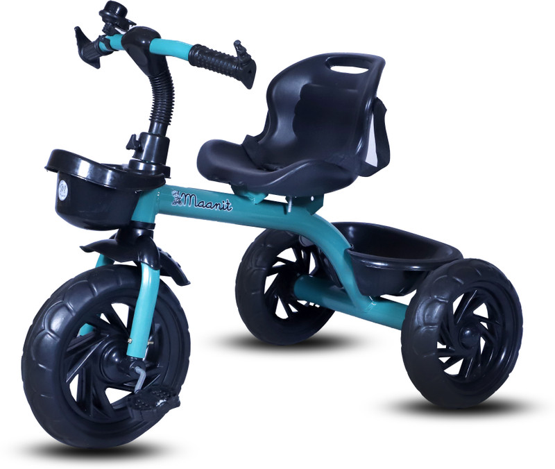 Maanit Tricycle with Dual Storage Basket for Kids|Boys|Girls Age Group 2 to 5 Years MODEL_ 537 TRICYCLE Tricycle(White)