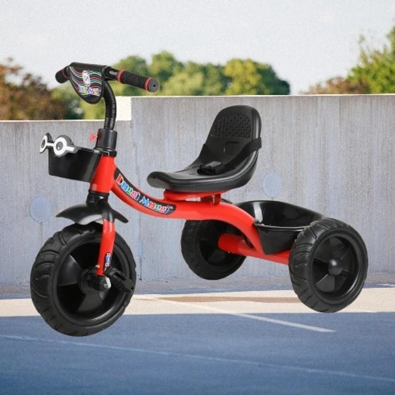 NEXOVA Baby Tricycle For Kids With Front And Back Basket KIDDO Recommended Tricycle For Age 1-5 Years Kids Cycle Tricycle(Red)