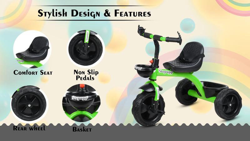 DUGGI MUGGI BST 01 Kids Tricycle For Kids with Best Quality Tricycle(Multicolor)