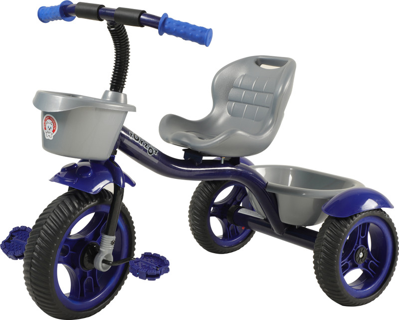 JoyRide kids Trike|Tricycle with Parental Push Handle for Kids|Boys|Girls Age Group 2 to 5 Years Tricycle(Blue)