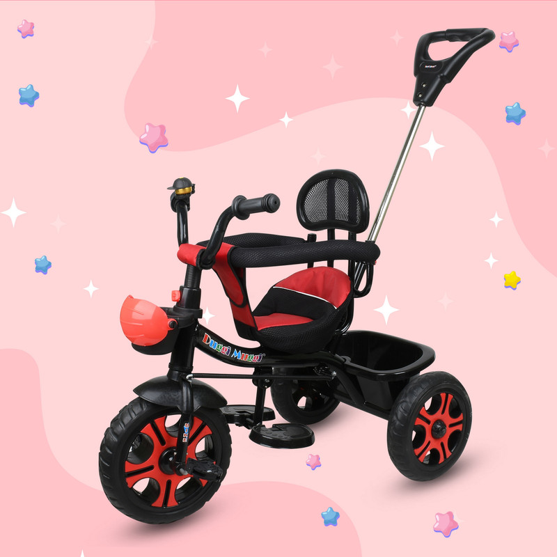 DUGGI MUGGI Pee Gee Toy Tricycle for Baby Boys or Baby Girls R-1 Kids Tricycle Tricycle(Red)