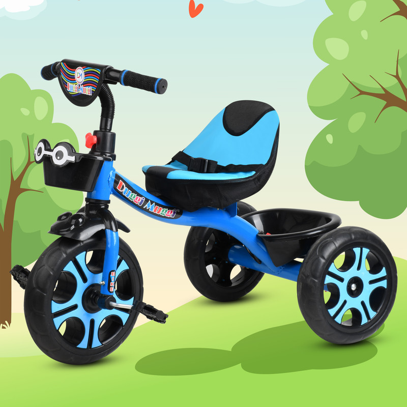 DUGGI MUGGI Recommended for Toddlers 1-5 Year Kids Cycle Tricycle(Blue)