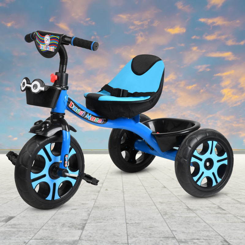 DUGGI MUGGI Kids Ride on for 12 to 60 Months Boys/Girls Tricycle(Blue)