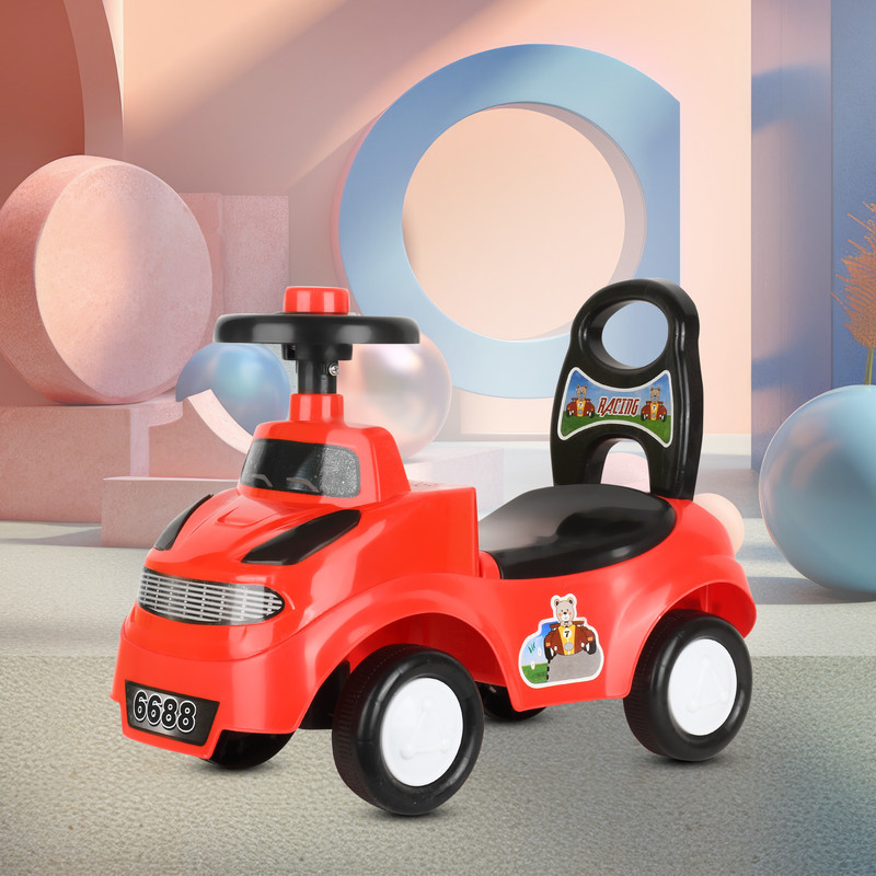 Dugri Baby Cars for Light,Sound Kids Car Ride on Toy Baby Cars for Kids Ride On Car Baby Boys,Baby Girls Toy swift car Tricycle Tricycle(Red, Black)