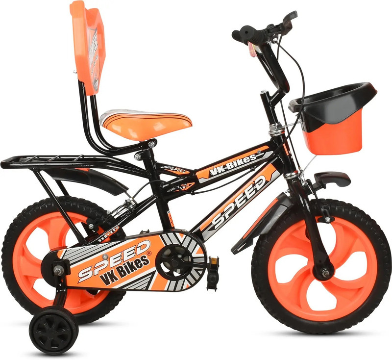TOYSHOPPEE BICYCLE 14T SPEED EDITION (RED ) FOR 2 TO 4 YEAR KIDS BABY FRONT STORAGE BASKET,STELL FRAME FOR BABY BOYS&BABY GIRLS Tricycle(Red)