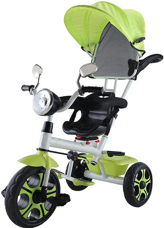 JoyRide CITY BLAZE PRO MAX Musical Trike|Tricycle with Light, Foldable Canopy and 360 Degree Seat Rotating Tricycle for Kids|Boys|Girls Age Group 2 to 5 Years Tricycle(Pink)
