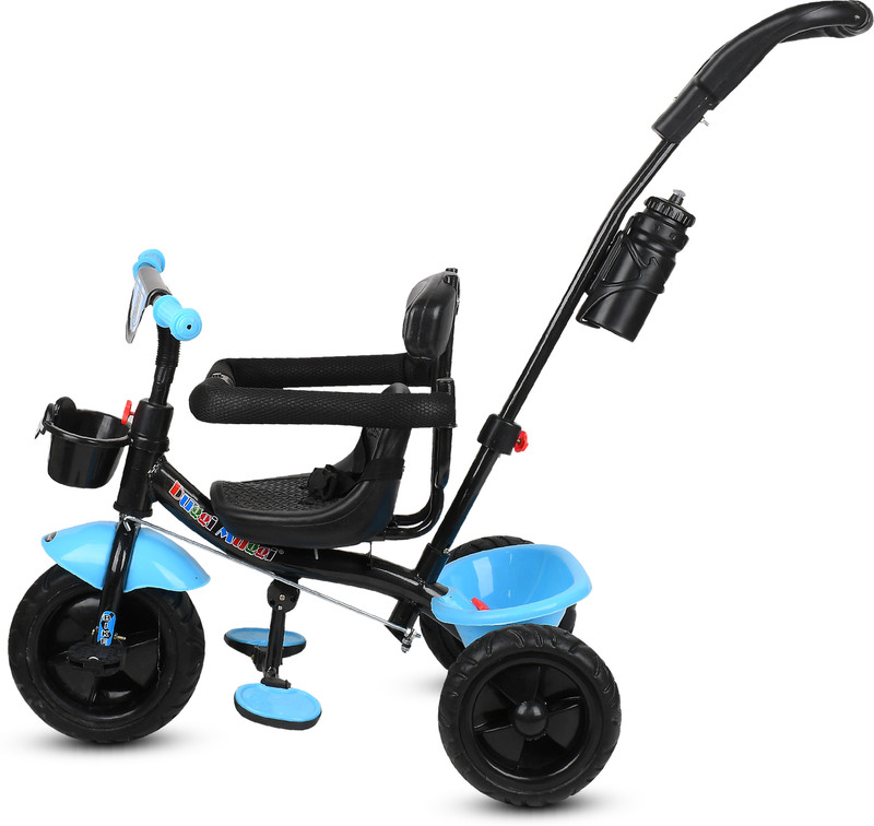 DUGGI MUGGI Plug N Play Baby Tricycle with Parental Control,Basket and Safety Guard Rail N-5 Sky Blue 1-5 Year Kids Tricycle Tricycle(Blue)