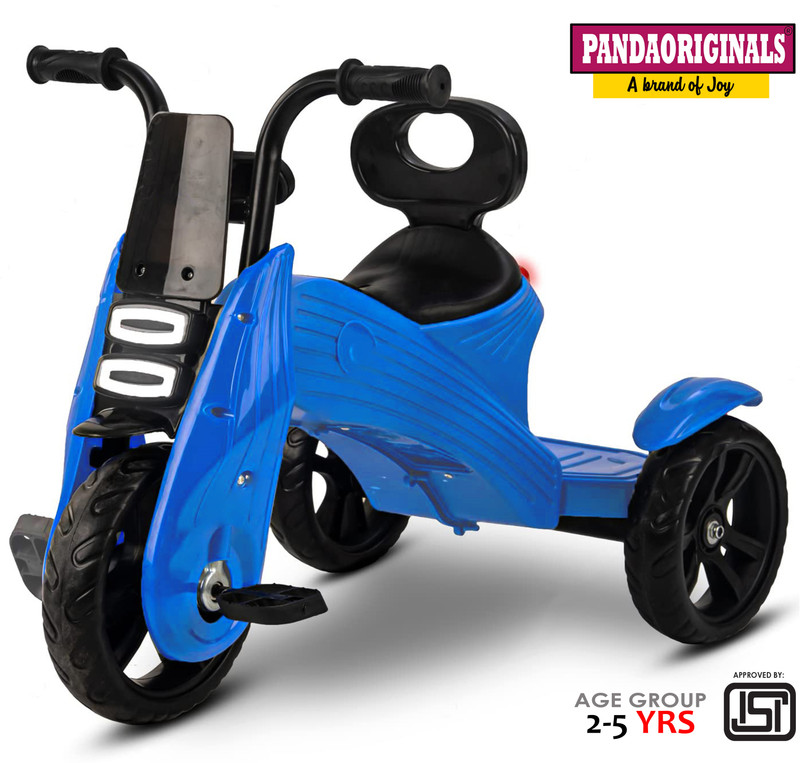 Pandaoriginals NTORQUE PREMIUM TRIKE TOY| 2-5 YRS |MUSIC & LIGHTS| BEST SELLER | #JUST HERE(Blue)