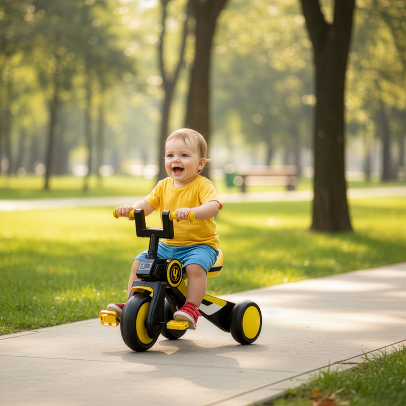 R for Rabbit Tiny Toes Y Ace Kids Tricycle for 2–5 Years with Smooth Rolling Wheels TCTTYAYWB1 Tricycle(Yellow)