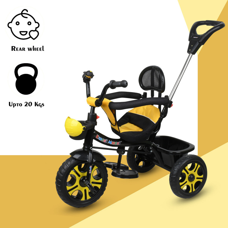 DUGGI MUGGI TRICYCLE FOR BABY KIDS RECOMMENDED FOR GIRL OR BOY Best for age 1,2,3,4,5 years kids Tricycle(Blue, Black)