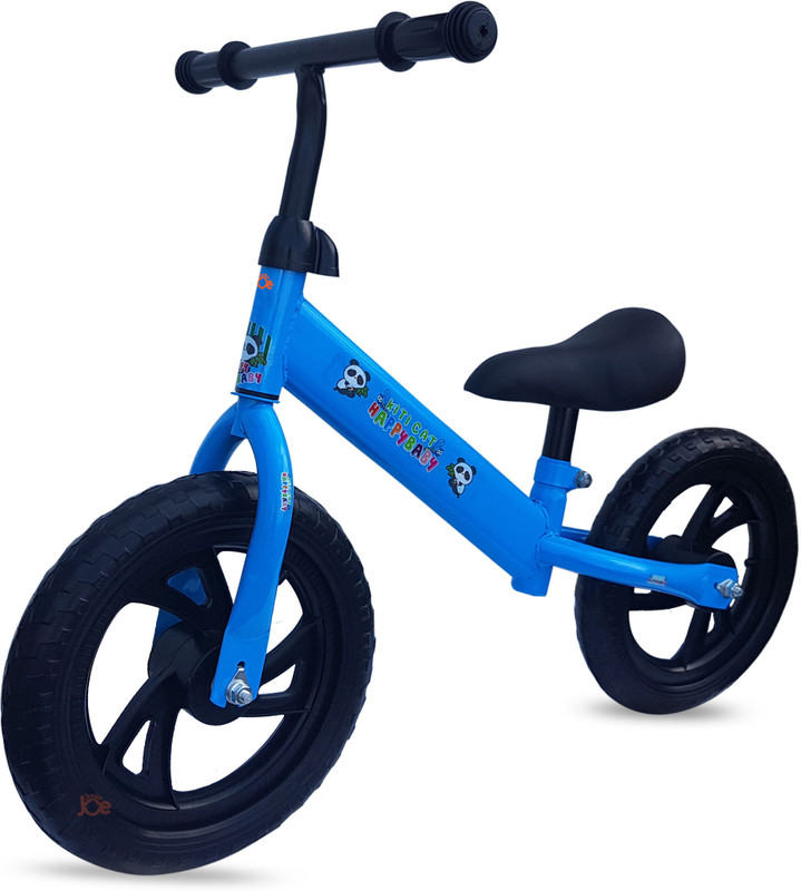 JUNIOR JOE Pedal Free Balance Bikes for 1.5 to 5 Years Kids 12 T (inch) Balance Bike(Single Speed, Blue, Rigid)