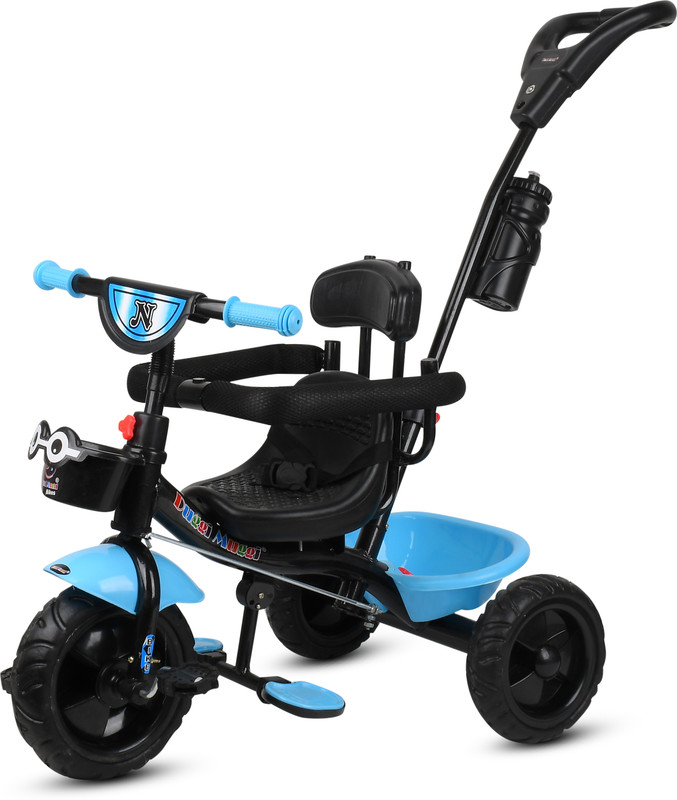 DUGGI MUGGI Baby Tricycle Easy to Ride With Push Handle For kids and Toddlers 1 to 5 years N-5 Tricycle for Kids Blue Tricycle(Blue)