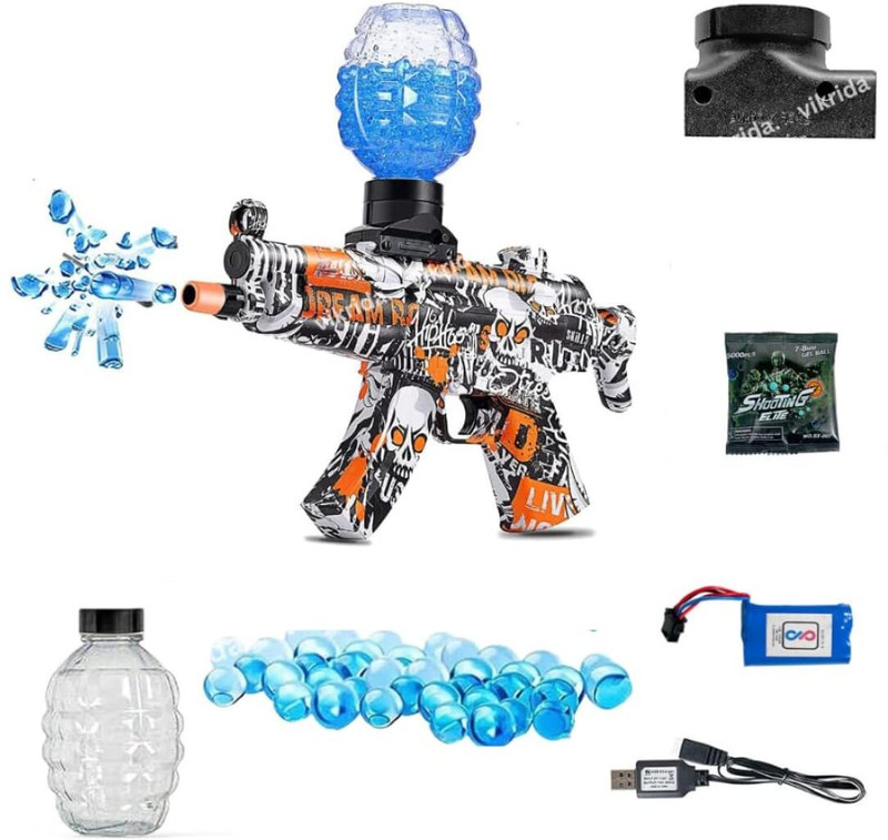 VikriDa Electric Gel Water Ball Blaster Gun for Activities Shooting Time with Gel Ball Guns & Darts(Multicolor)