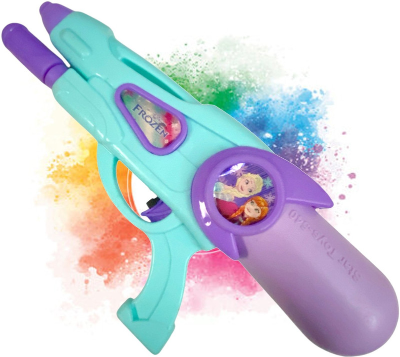 Evisha Cartoon Character High-Pressure Water Gun, Big Water Pichkari For Holi Festival Water Gun(Blue)