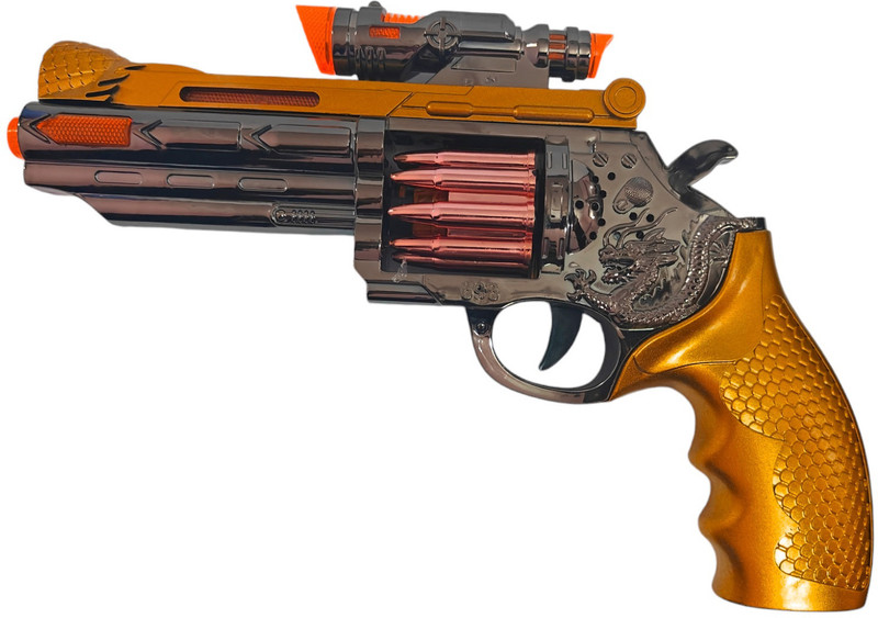 IndusBay Light Sound Musical Pirate Pistol Toy Gun Musical Revolver Toy Guns & Darts(Multicolor)