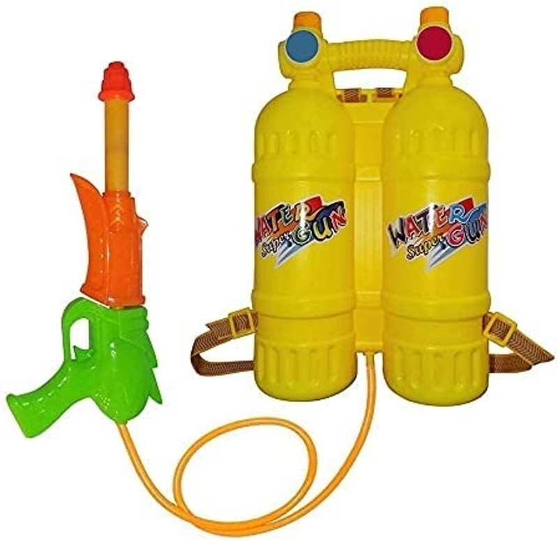 VED Water Pichkari Gun Toy with Back Holding Tank for Kids Water Gun(Multicolor)