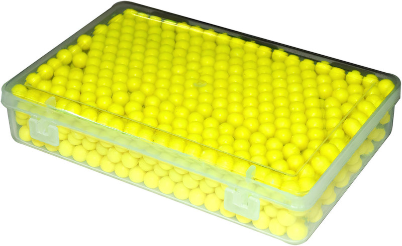 Cambly 6mm BB Bullets | 1000 Rounds | Ideal for Toy Guns & Airsoft | Long Range 50-60m Darts & Plastic Bullets(Yellow)
