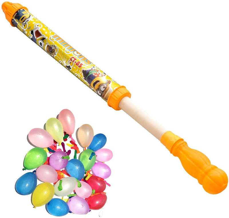 Brown Leaf Pressure Water Gun Pichkari for Kids Water Gun(Yellow)