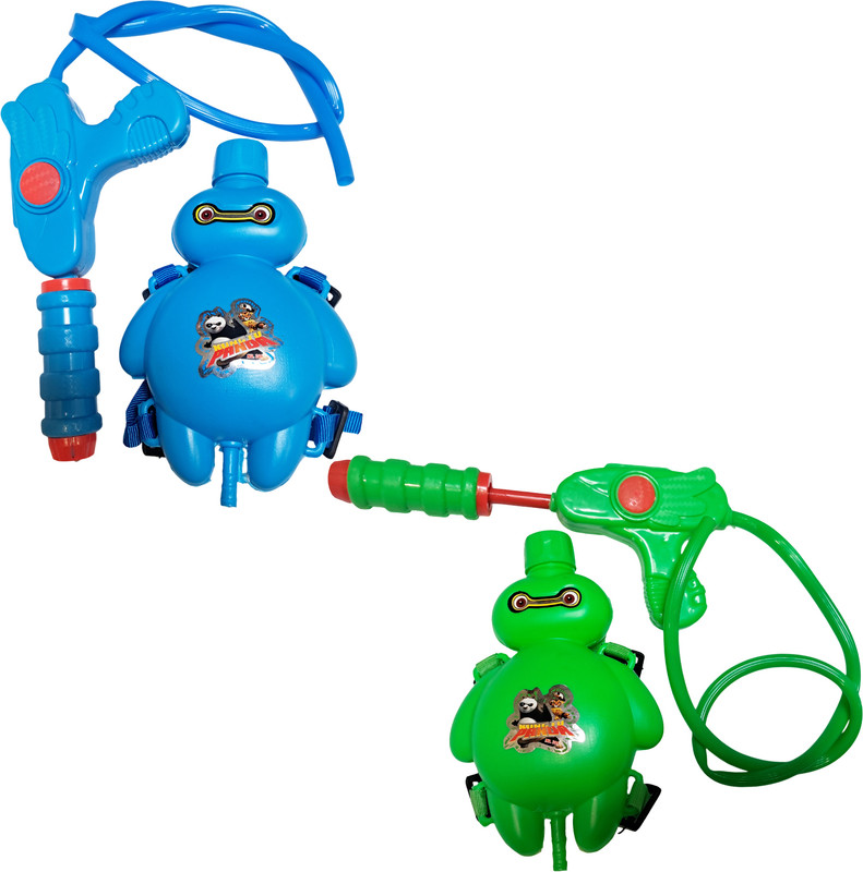 Brown Leaf High Pressure Water Tank PichkariToy Gun For Kids Pool Party Favor Water Gun(Green, Blue)