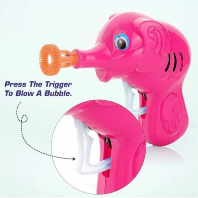 Pepstter Bubble Gun for Kids with Soap Solution Bubble Launcher Water Gun (Multicolor) Water Gun(Multicolor)