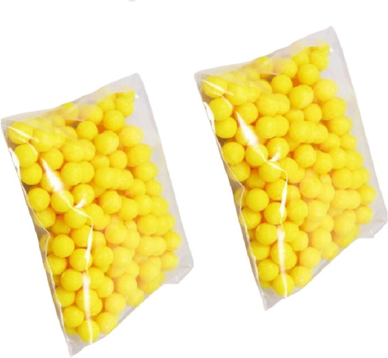 SOMETHING4U BB Bullets 200pcs Chharra for Kids Yellow Dana Goli Plastic 6 MM Darts & Plastic Bullets(Yellow)