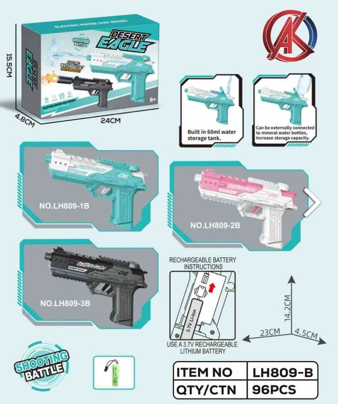RIGHT SEARCH WG-GI-2026 Water Gun(Blue, Multicolor, Red)