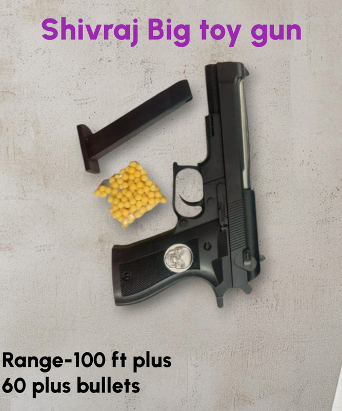 Rajni Diwali sale dhamaka toy mouser gun with 60 plus bullets Guns & Darts(Multicolor, Blue, Black)