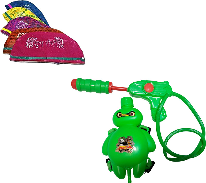 Brown Leaf high Pressure Water Gun For kids Holi Party Water Gun(Blue)