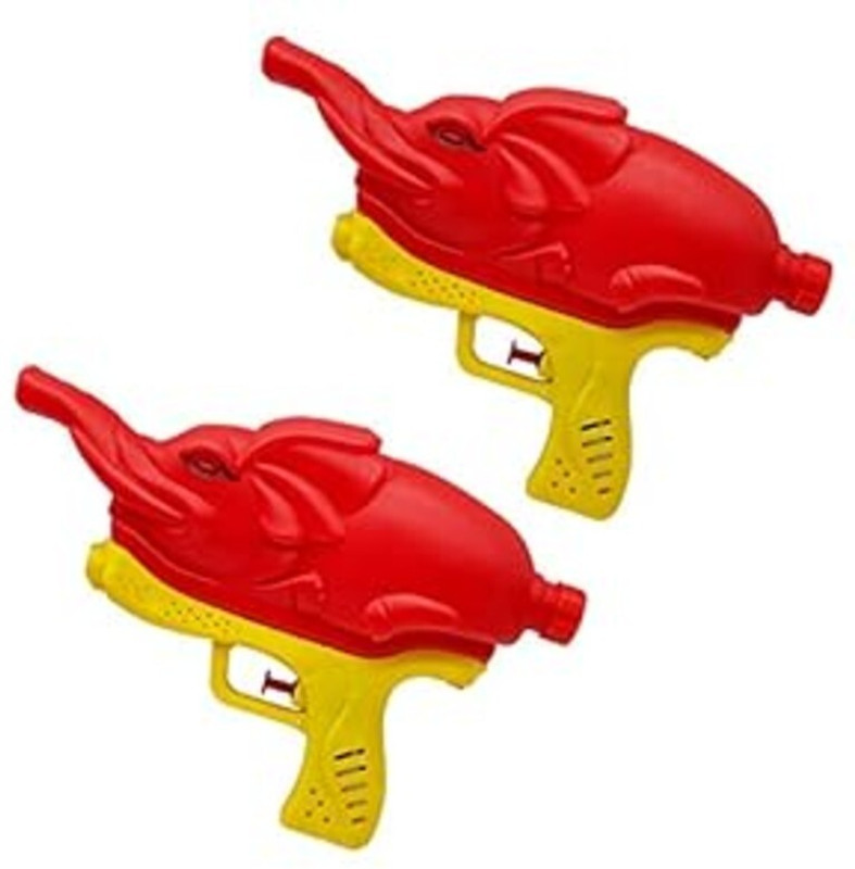 Brown Leaf Elephant Design Holi Pichkari Water Gun Holi Party favor Pool Party Water Gun(Yellow, Red, Green)