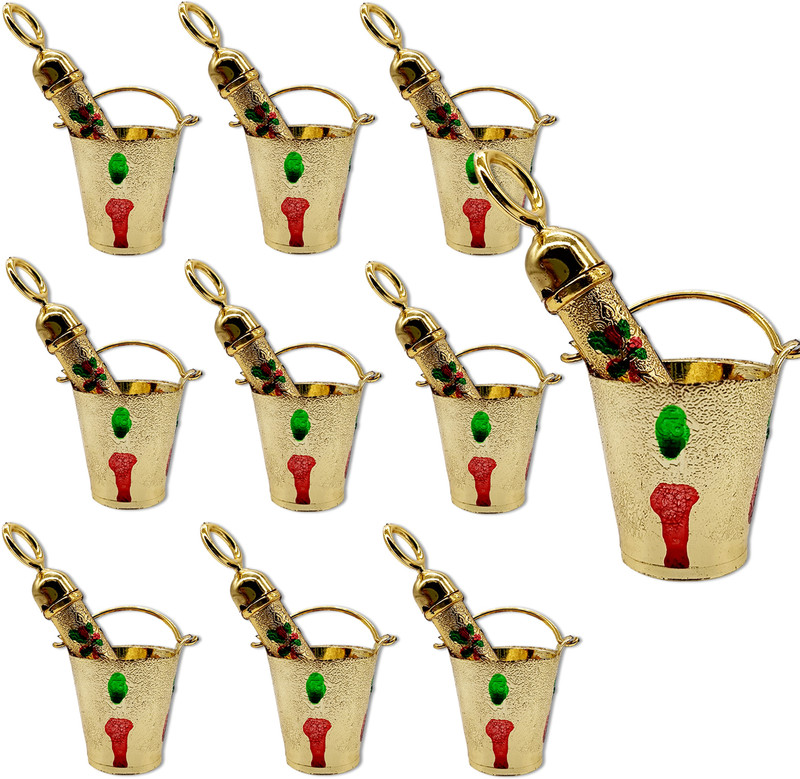 Ascension Set of 4 Handcrafted Laddu Gopal Pichkari Set with Meenakari Work Kanha Ji Set Water Gun(Multicolor)