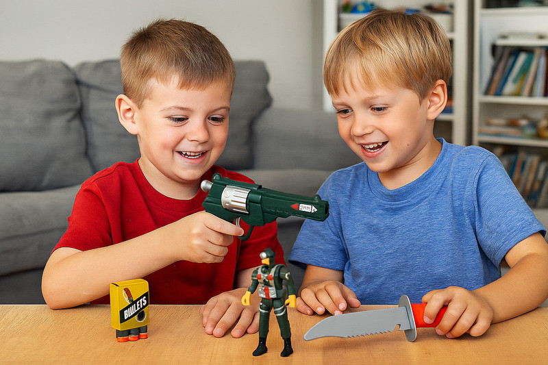 SPEEDFOX Army Soldier Toy Kit for Kids | Combat Playset with Gun & Dummy Bullets | 5+ Yrs