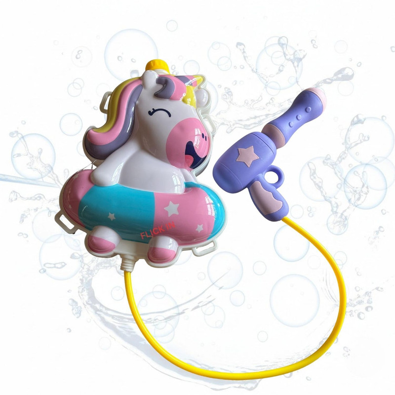FLICK IN Large Holi Water Gun for Kids, Boys and Girls with High Range Speed (Pack of 1) Water Gun(Multicolor)