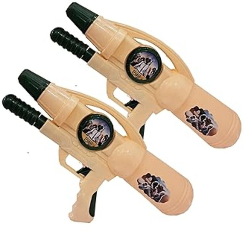 Brown Leaf Holi Pichkari Water Tank Gun For Holi Party Water Gun(Yellow)