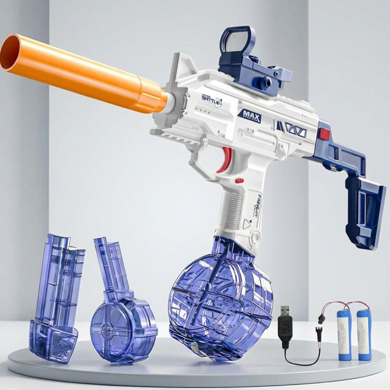 VikriDa Electric Water Gun Up to 20-30 FT Long Range, 1800CC Capacity Water Gun(Blue)