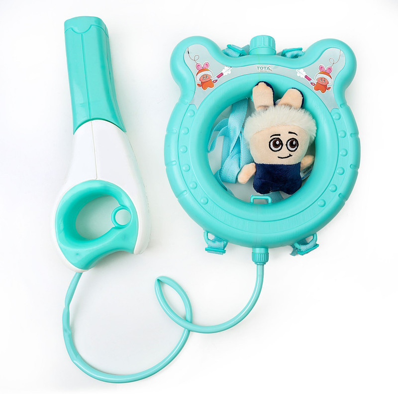 TOTA Teddy Bear_Blue Water Gun(Multicolor)