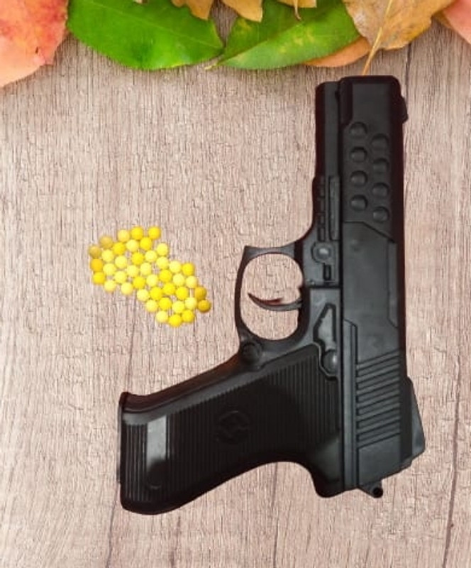 Harsun DESI NAKLI TOY GUN KATTA FOR KIDS WITH 120 BULLETS FOR DESI FUN (GUN& DARTS) Guns & Darts(Black)