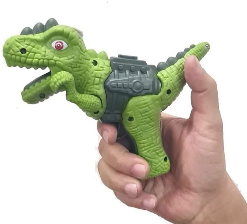 K.D Tinytots Mini Mist Spray Dinosaur Guns Toy for Kids Toddlers Birthday Party Sound Toy Water Gun(Green)
