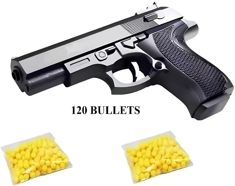 Cambly The Super Hero PUBG Player Mauser Toy Gun with 180 BB Bullets | Guns & Darts(Black)