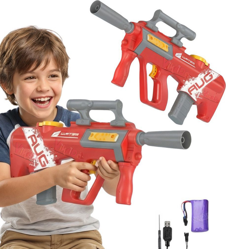 VikriDa Electric Water Gun Automatic Squirt Gun with 32 Ft Long Rang,500CC Capacity Water Gun(Multicolor)
